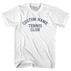 Custom Name Tennis Club Text Youth Cotton T-shirt by Tribe Lacrosse