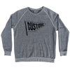 Custom Pennant Flag Adult Tri-Blend Sweatshirt Tribe Lacrosse