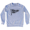 Custom Pennant Flag Adult Tri-Blend Sweatshirt Tribe Lacrosse