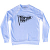 Custom Pennant Flag Adult Tri-Blend Sweatshirt Tribe Lacrosse
