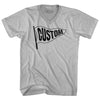 Custom Pennant Flag Adult Tri-Blend V-neck T-shirt Tribe Lacrosse