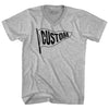 Custom Pennant Flag Adult Cotton V-neck T-shirt Tribe Lacrosse