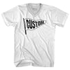 Custom Pennant Flag Adult Tri-Blend V-neck T-shirt Tribe Lacrosse