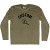 Custom Pickleball Adult Tri-Blend Long Sleeve T-shirt  by Tribe Lacrosse