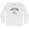 Custom Pickleball Adult Cotton Long Sleeve T-shirt  by Tribe Lacrosse
