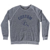 Custom Pickleball Adult Tri-Blend Sweatshirt  by Tribe Lacrosse