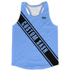 Custom Sash Left To Right Running Tank Tops Made In USA by Tribe Lacrosse