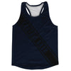 Custom Sash Left To Right Running Tank Tops Made In USA by Tribe Lacrosse