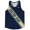 Custom Sash Left To Right Running Tank Tops Made In USA by Tribe Lacrosse