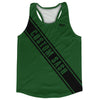 Custom Sash Left To Right Running Tank Tops Made In USA by Tribe Lacrosse