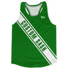 Custom Sash Left To Right Running Tank Tops Made In USA by Tribe Lacrosse