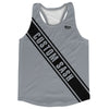 Custom Sash Left To Right Running Tank Tops Made In USA by Tribe Lacrosse