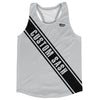 Custom Sash Left To Right Running Tank Tops Made In USA by Tribe Lacrosse