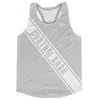 Custom Sash Left To Right Running Tank Tops Made In USA by Tribe Lacrosse