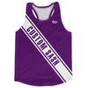 Custom Sash Left To Right Running Tank Tops Made In USA by Tribe Lacrosse