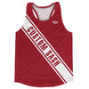 Custom Sash Left To Right Running Tank Tops Made In USA by Tribe Lacrosse