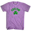 Custom Shamrock Adult Tri-Blend T-shirt by Tribe Lacrosse