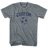 Custom Soccer Ball Womens Tri-Blend Junior Cut T-Shirt by Tribe Lacrosse