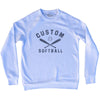 Custom Softball Adult Tri-Blend Sweatshirt by Tribe Lacrosse