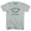 Custom Softball Adult Tri-Blend T-shirt by Tribe Lacrosse
