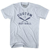 Custom Softball Adult Tri-Blend T-shirt by Tribe Lacrosse