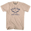 Custom Softball Adult Cotton T-shirt by Tribe Lacrosse