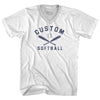 Custom Softball Adult Tri-Blend V-neck T-shirt by Tribe Lacrosse