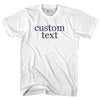 Custom Text Rage Font Youth Cotton T-shirt by Tribe Lacrosse