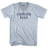 Custom Text Rage Font Adult Tri-Blend V-neck T-shirt by Tribe Lacrosse