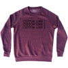 Custom Typewriter Font Adult Tri-Blend Sweatshirt Tribe Lacrosse
