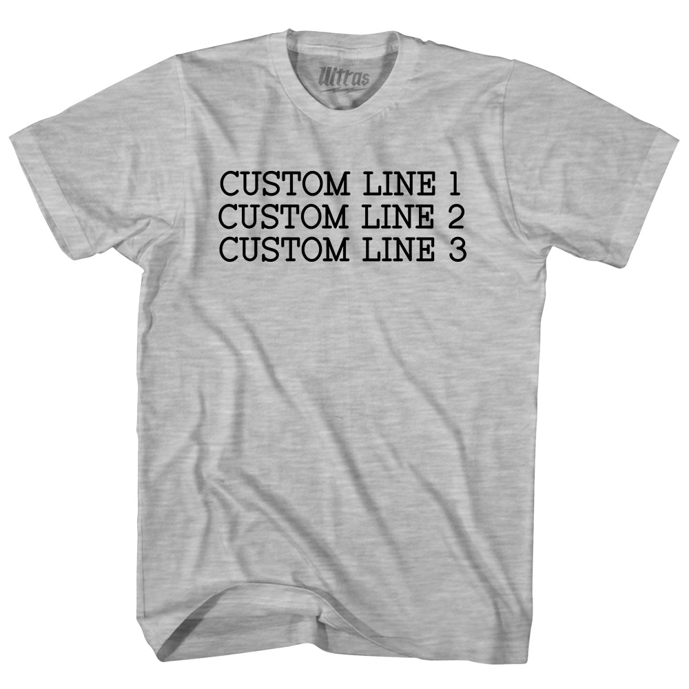 Custom Typewriter Font Womens Cotton Junior Cut T-Shirt Tribe Lacrosse
