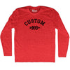 Custom XC Cross Country Running Adult Tri-Blend Long Sleeve T-shirt by Tribe Lacrosse