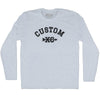 Custom XC Cross Country Running Adult Tri-Blend Long Sleeve T-shirt by Tribe Lacrosse