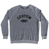Custom XC Cross Country Running Adult Tri-Blend Sweatshirt by Tribe Lacrosse