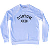 Custom XC Cross Country Running Adult Tri-Blend Sweatshirt by Tribe Lacrosse