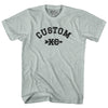 Custom XC Cross Country Running Adult Tri-Blend T-shirt by Tribe Lacrosse