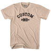 Custom XC Cross Country Running Adult Cotton T-shirt by Tribe Lacrosse