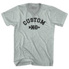 Custom XC Cross Country Running Adult Tri-Blend V-neck T-shirt by Tribe Lacrosse