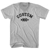 Custom XC Cross Country Running Adult Tri-Blend V-neck T-shirt by Tribe Lacrosse