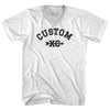 Custom XC Cross Country Running Adult Tri-Blend V-neck T-shirt by Tribe Lacrosse