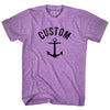 Custom Anchor Adult Tri-Blend T-shirt by Tribe Lacrosse
