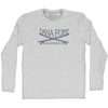 Dana Point Surf Adult Cotton Long Sleeve T-shirt by Tribe Lacrosse