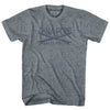 Dana Point Surf Adult Tri-Blend T-shirt by Tribe Lacrosse