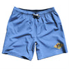 Delaware US State Flag Swim Shorts 7" Made in USA by Tribe Lacrosse