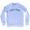 Dos A Cero Text Tee USA defeats Mexico Soccer Text Soccer Adult Tri-Blend Sweatshirt by Tribe Lacrosse