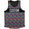 Easter Bunny Custom Athletic Sport Tank Top Made In USA by Tribe Lacrosse