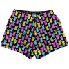 Easter Bunny Womens & Girls Sport Shorts End Made In USA by Tribe Lacrosse