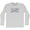 El Porto Surf Adult Cotton Long Sleeve T-shirt by Tribe Lacrosse