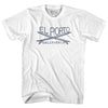 El Porto Surf Womens Cotton Junior Cut T-Shirt by Tribe Lacrosse