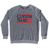 Election Custom Election Two Names And Year Adult Tri-Blend Sweatshirt by Tribe Lacrosse